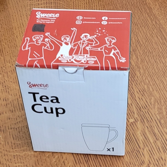 Sweese Porcelain Tea Mug with Infuser & Lid - 15 oz. - purple - Picture 13 of 13